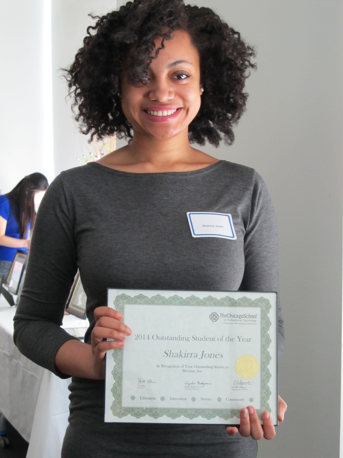 Outstanding Student Award - Shakirra Jones